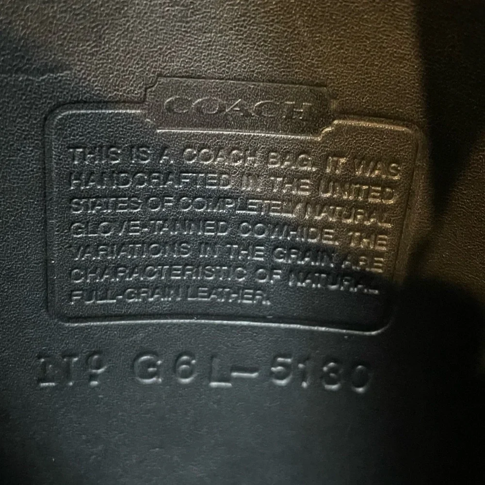 Vintage Coach 5130 Station Bag - Picture 10 of 16